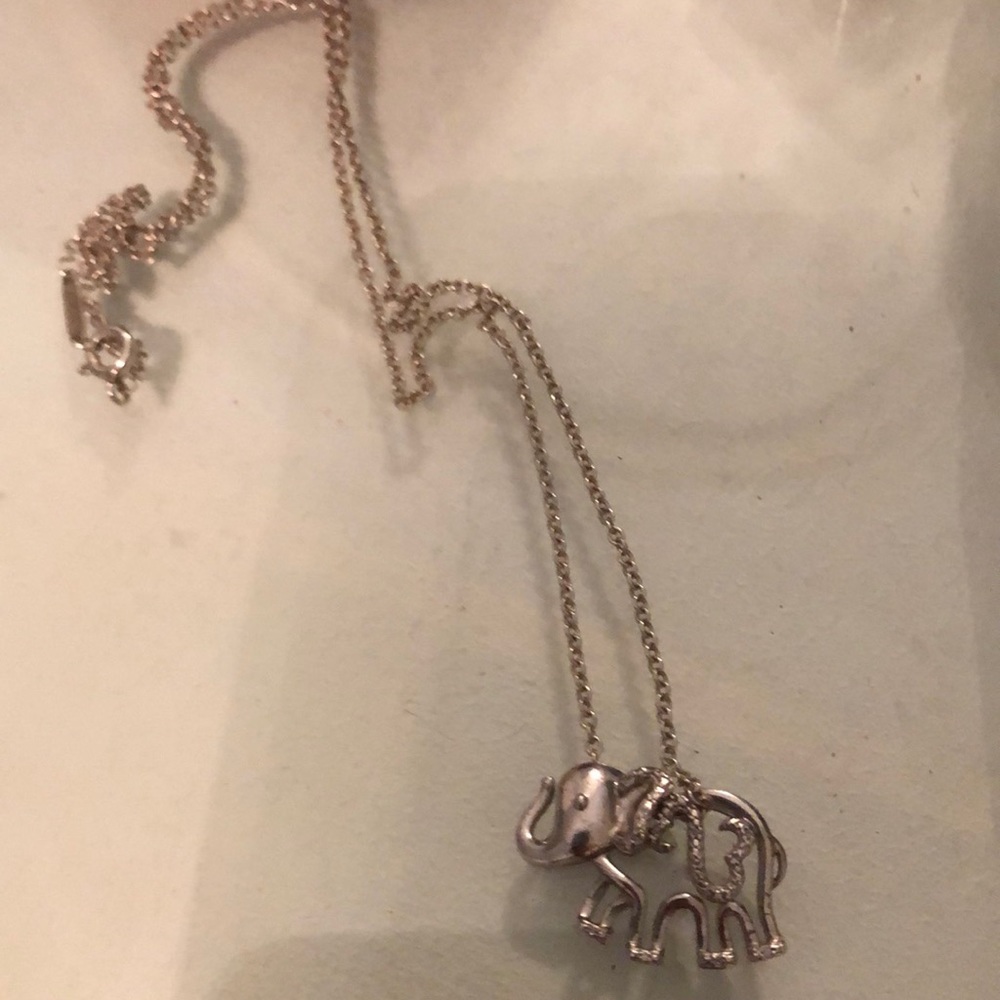 Zales elephant necklace